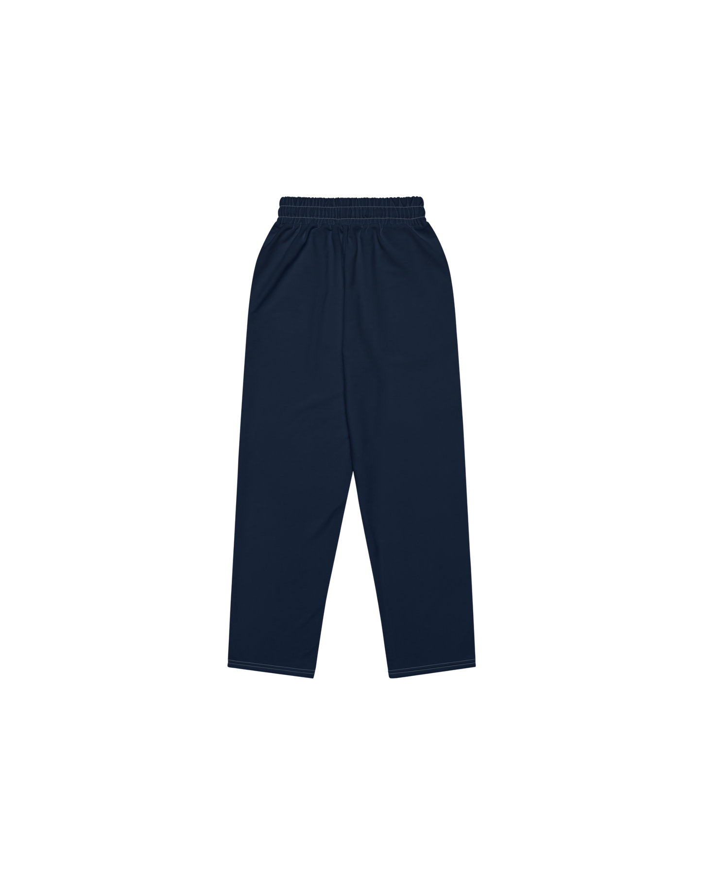 Aurora Basic Recycled Wide Sweatpants in navy with brand detail