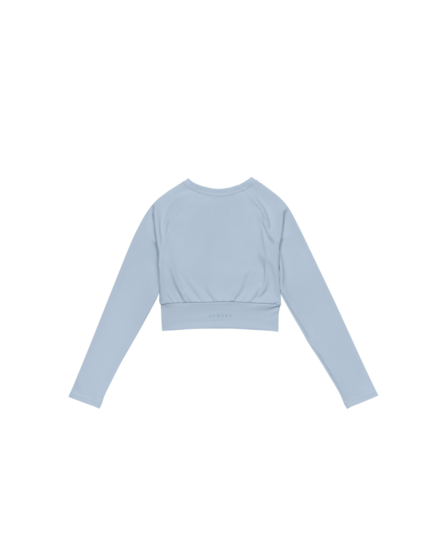 Breathe Recycled Long Sleeve Top in baby blue