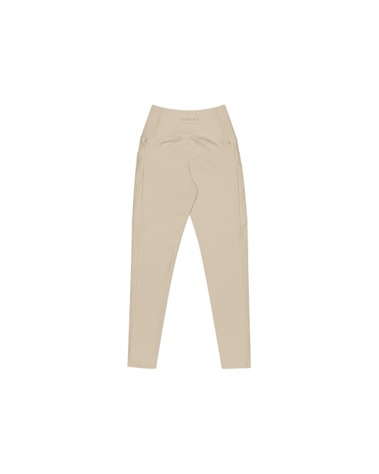 Calm Recycled Leggings in desert tone
