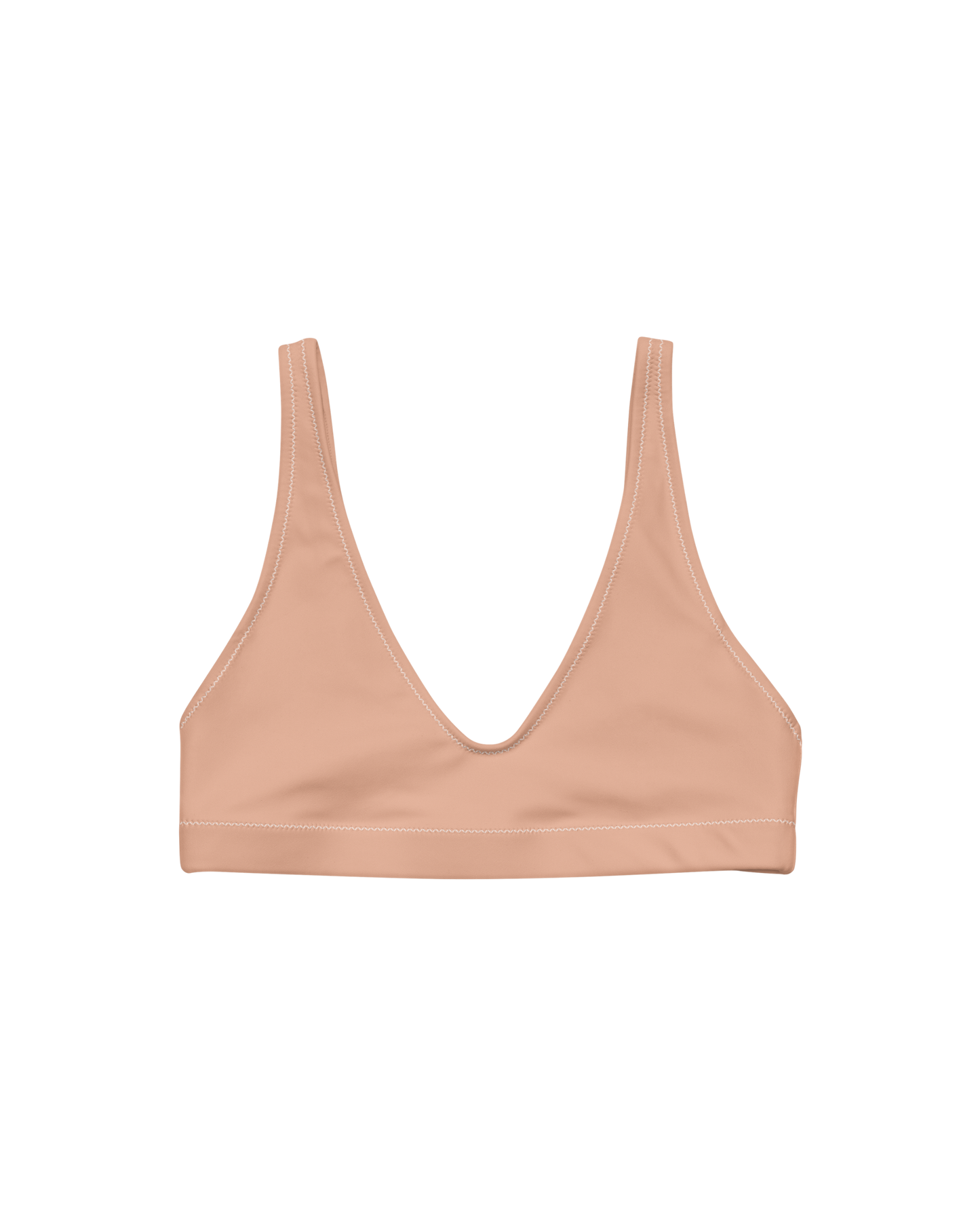 Duna Sienna Padded Bikini Top in warm sand tone