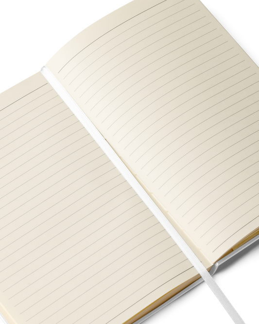 Feel Hardcover Notebook with What You Feel You Attract cover print