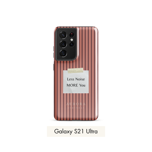 More You Tough Case for Samsung in white with back print
