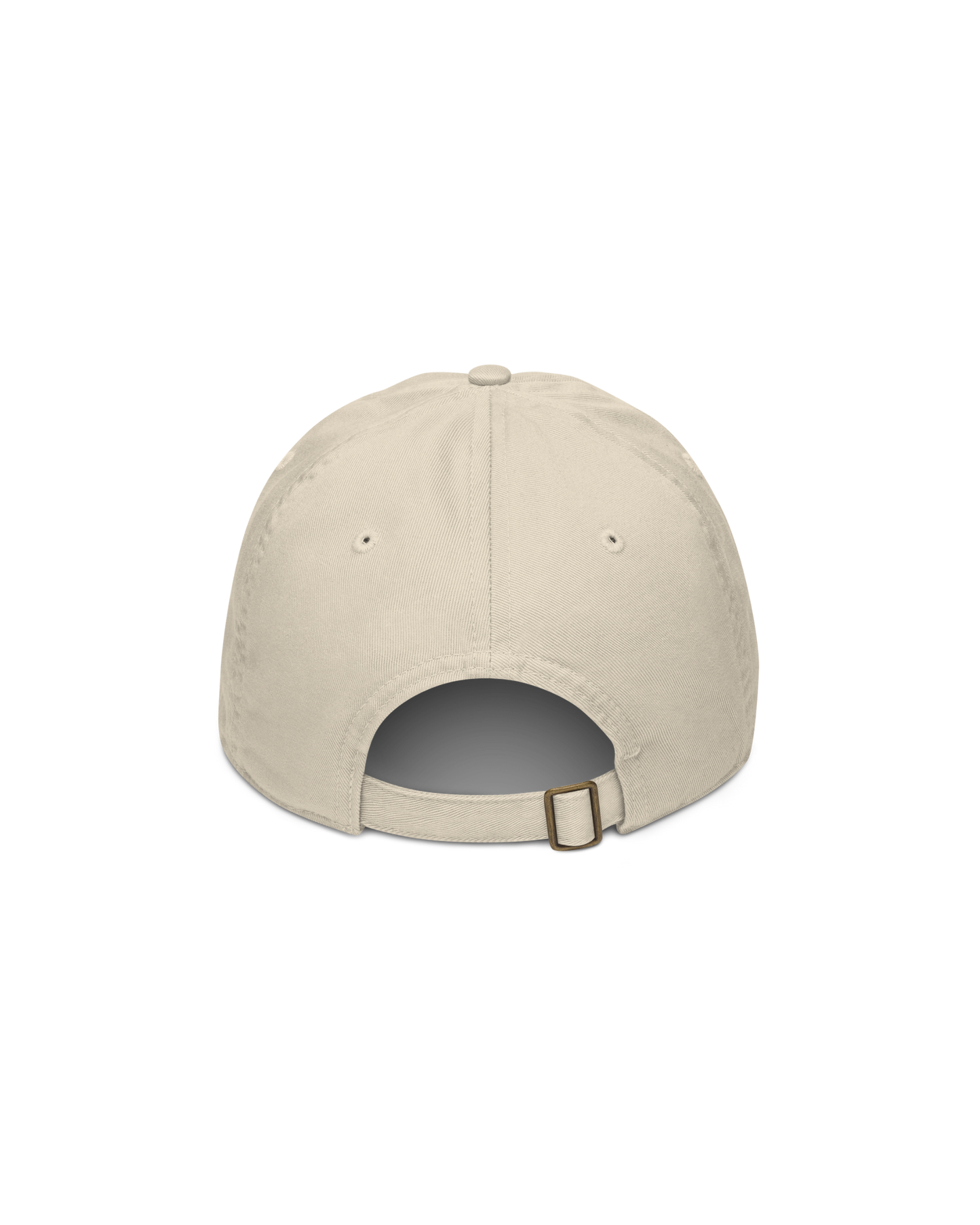 Go Slower Organic Cap in oyster with Go Slower embroidery
