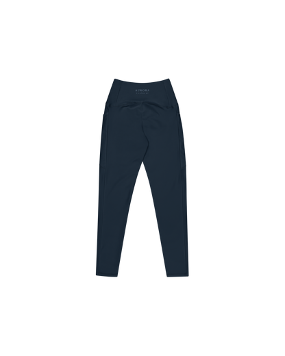 Abyss Recycled Leggings in navy