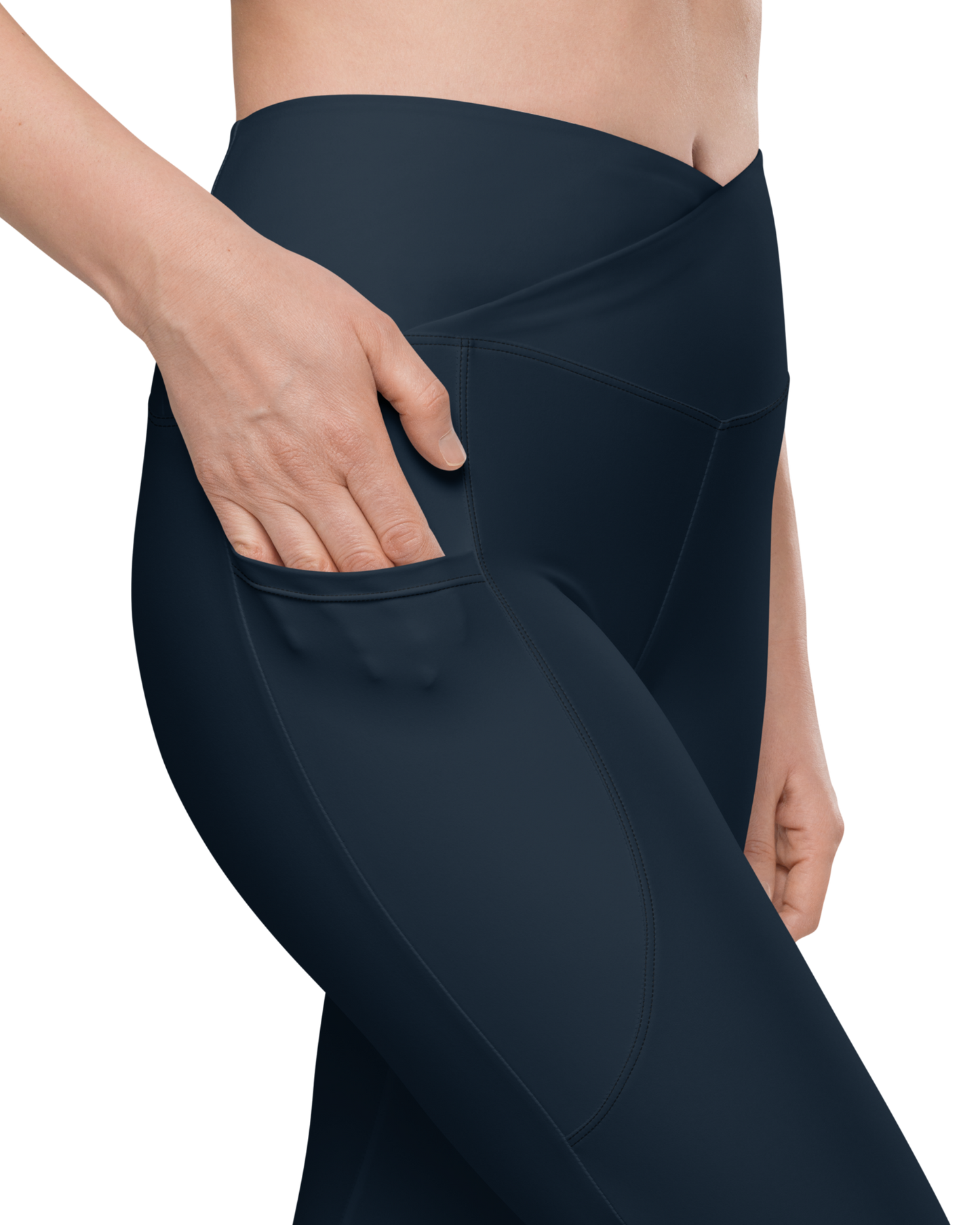 Abyss Recycled Leggings in navy