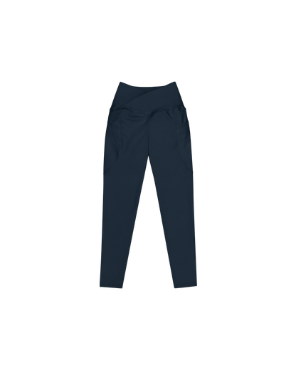 Abyss Recycled Leggings in navy