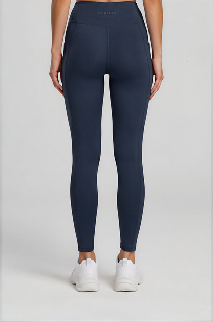 Abyss Recycled Leggings in navy
