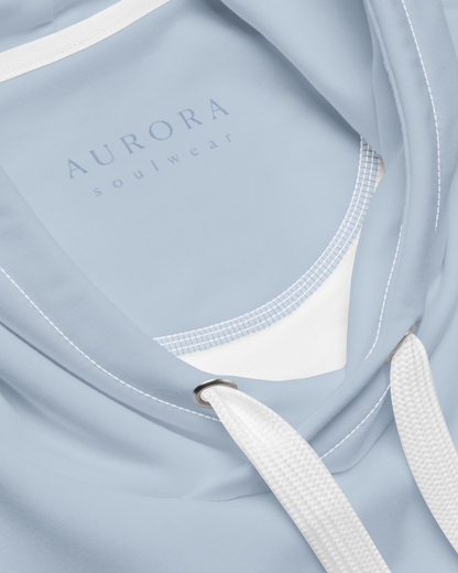 Aurora Basic Recycled Hoodie in baby blue
