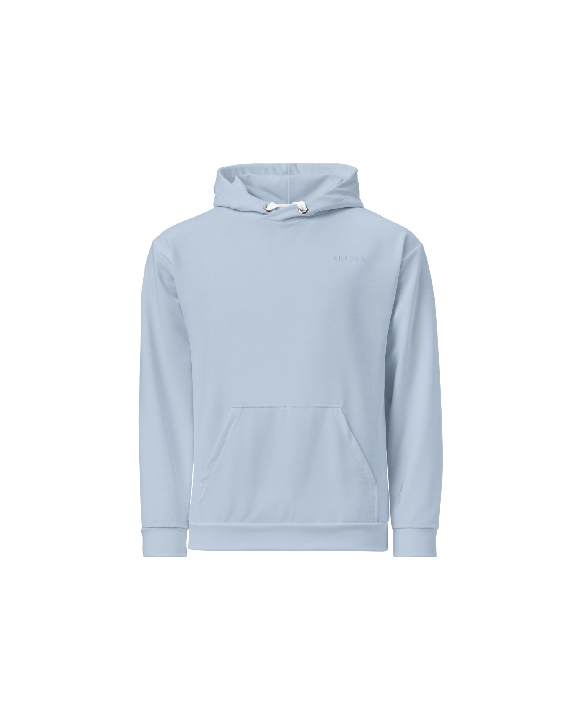 Aurora Basic Recycled Hoodie in baby blue