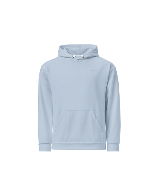 Aurora Basic Recycled Hoodie in baby blue