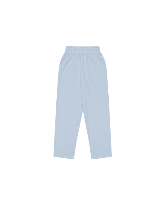 Aurora Basic Recycled Wide Sweatpants in baby blue