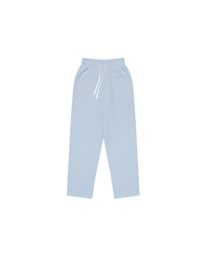 Aurora Basic Recycled Wide Sweatpants in baby blue
