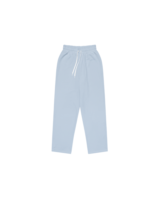 Aurora Basic Recycled Wide Sweatpants in baby blue