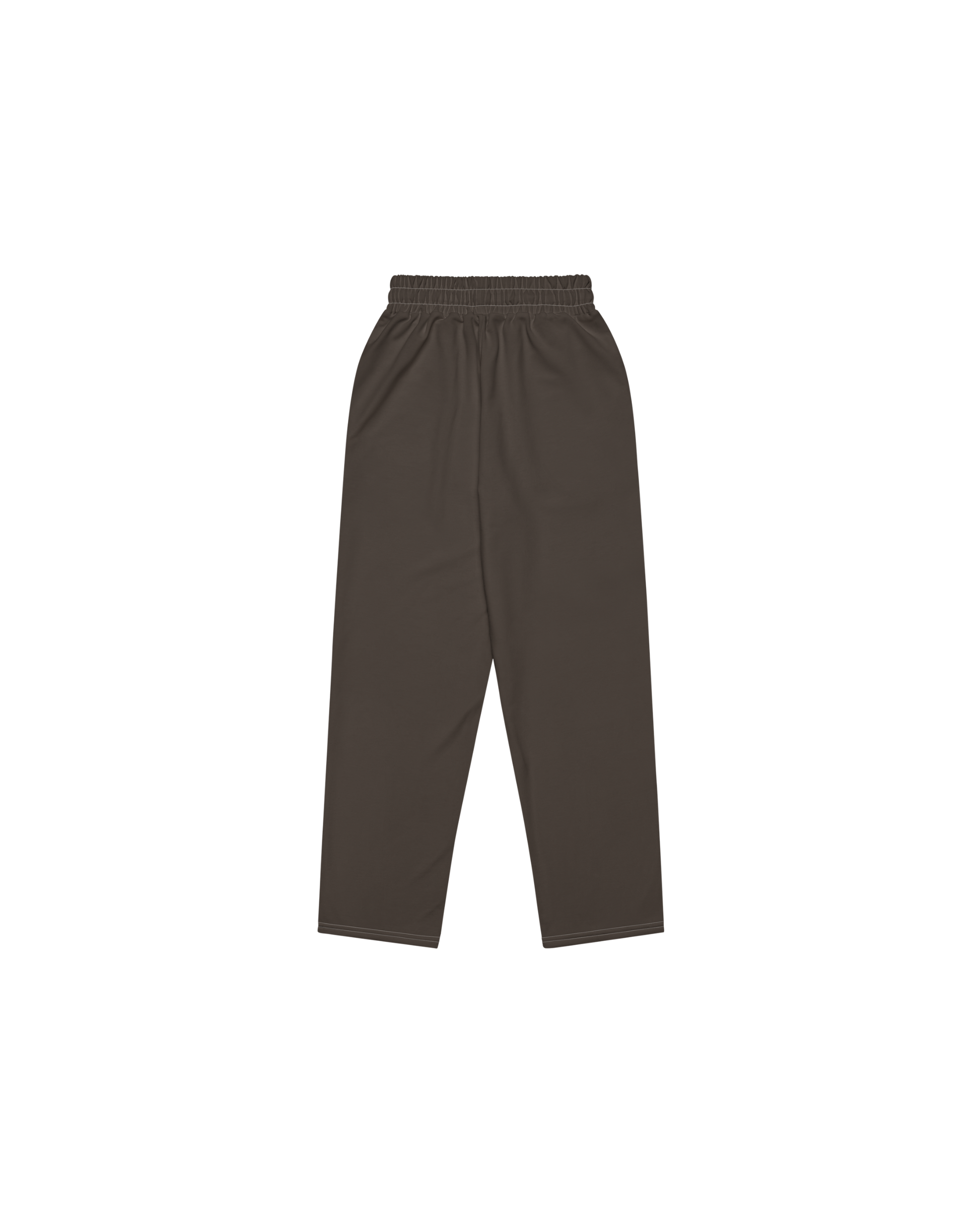 Aurora Basic Recycled Wide Sweatpants in charcoal with brand detail
