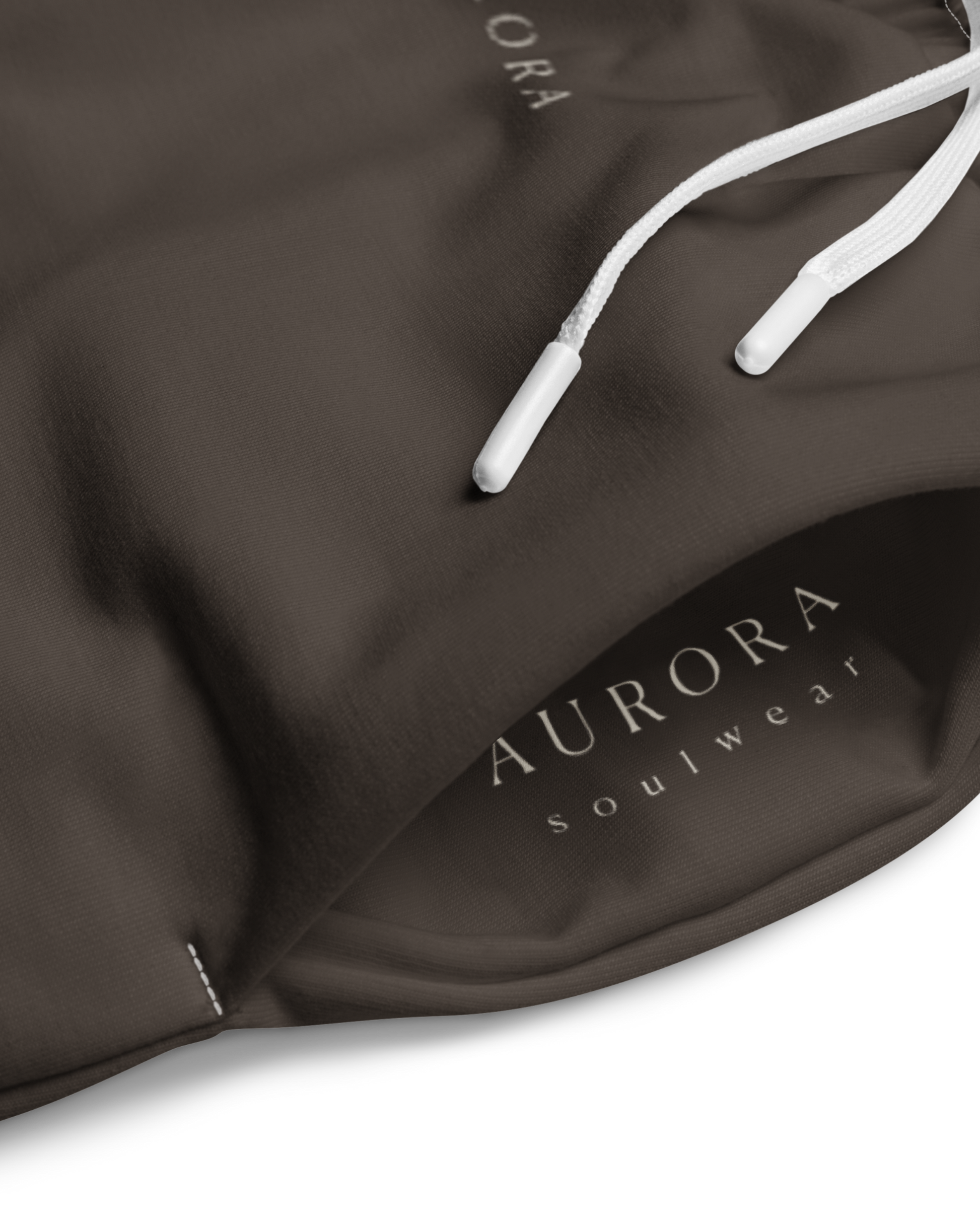 Aurora Basic Recycled Wide Sweatpants in charcoal with brand detail