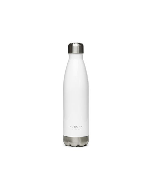 Aurora Soulwear Still Stainless Steel Bottle with Made To Feel Not To Impress print