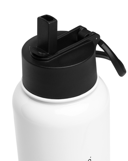 Aurora Soulwear To Go Stainless Steel Bottle with Made To Feel Not To Impress print
