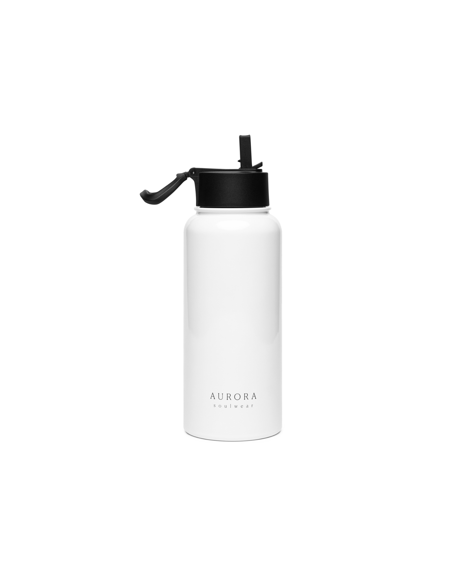 Aurora Soulwear To Go Stainless Steel Bottle with Made To Feel Not To Impress print