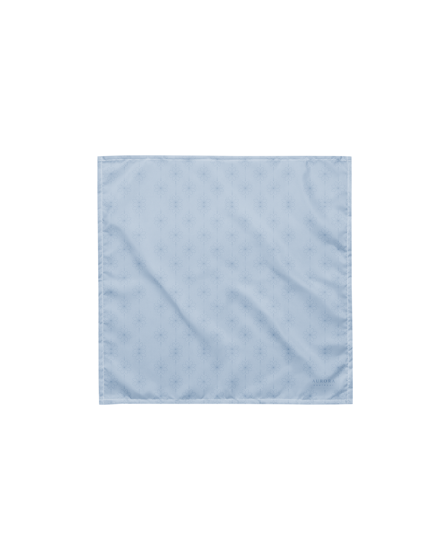 Breathe Recycled Bandana in baby blue