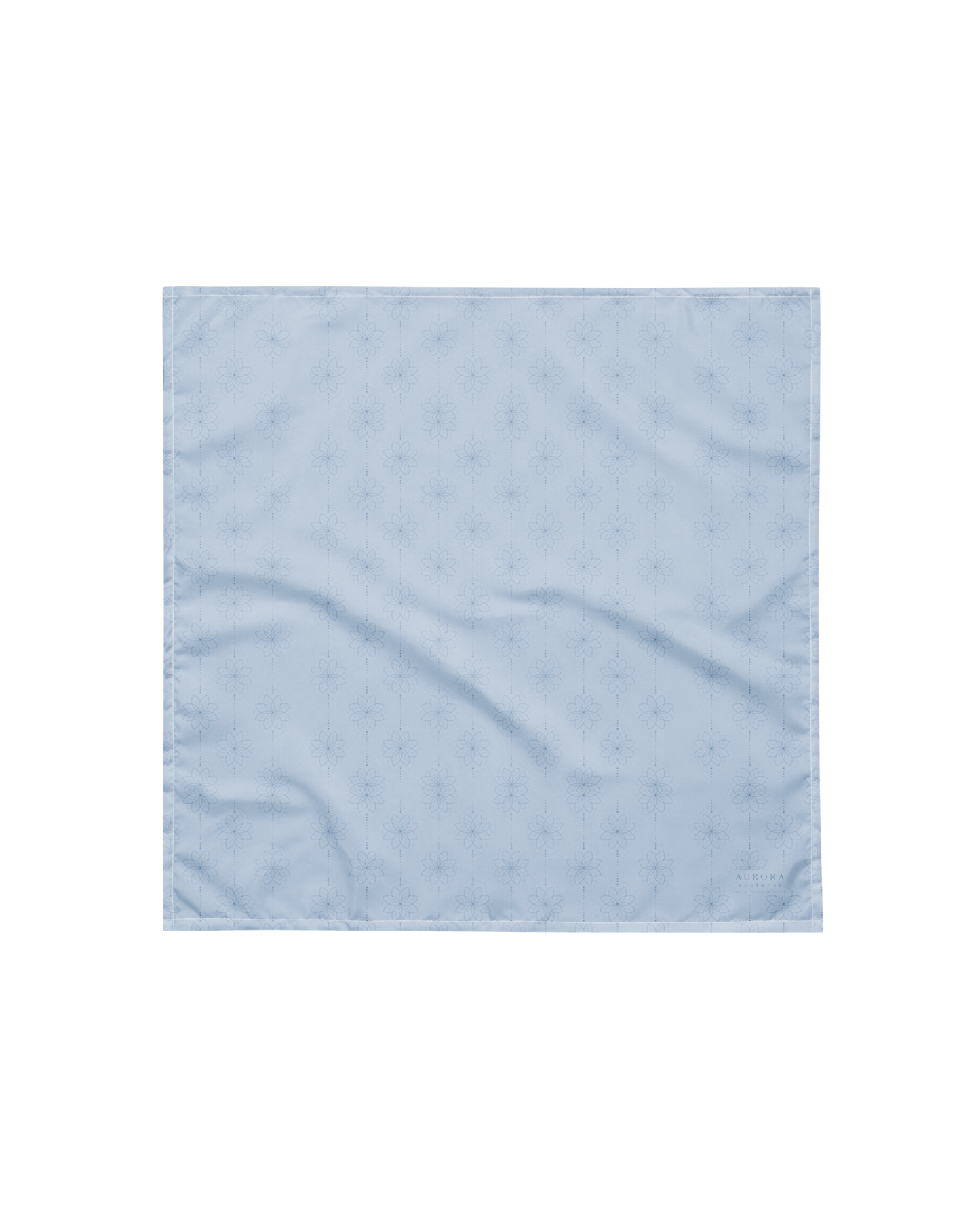 Breathe Recycled Bandana in baby blue