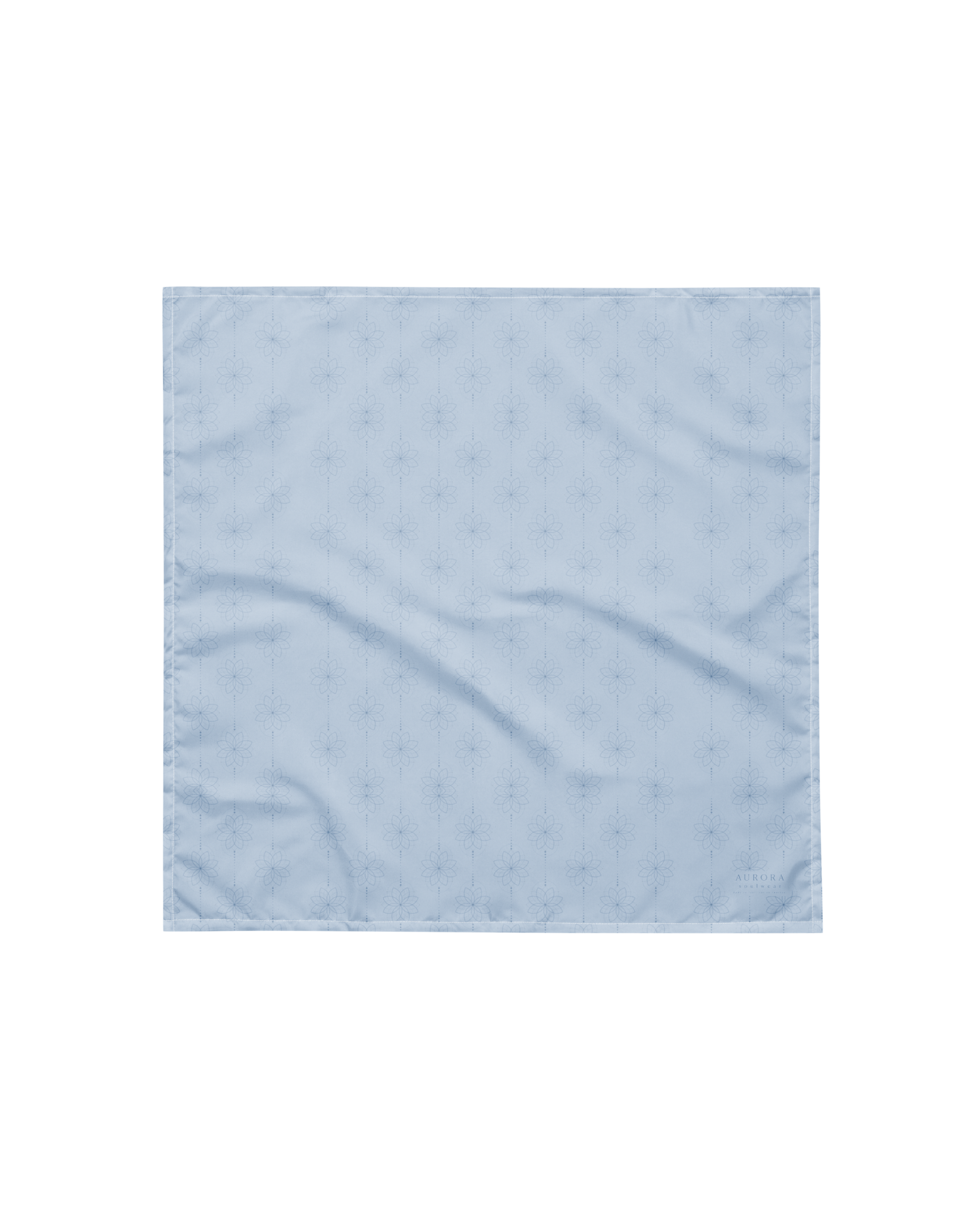 Breathe Recycled Bandana in baby blue