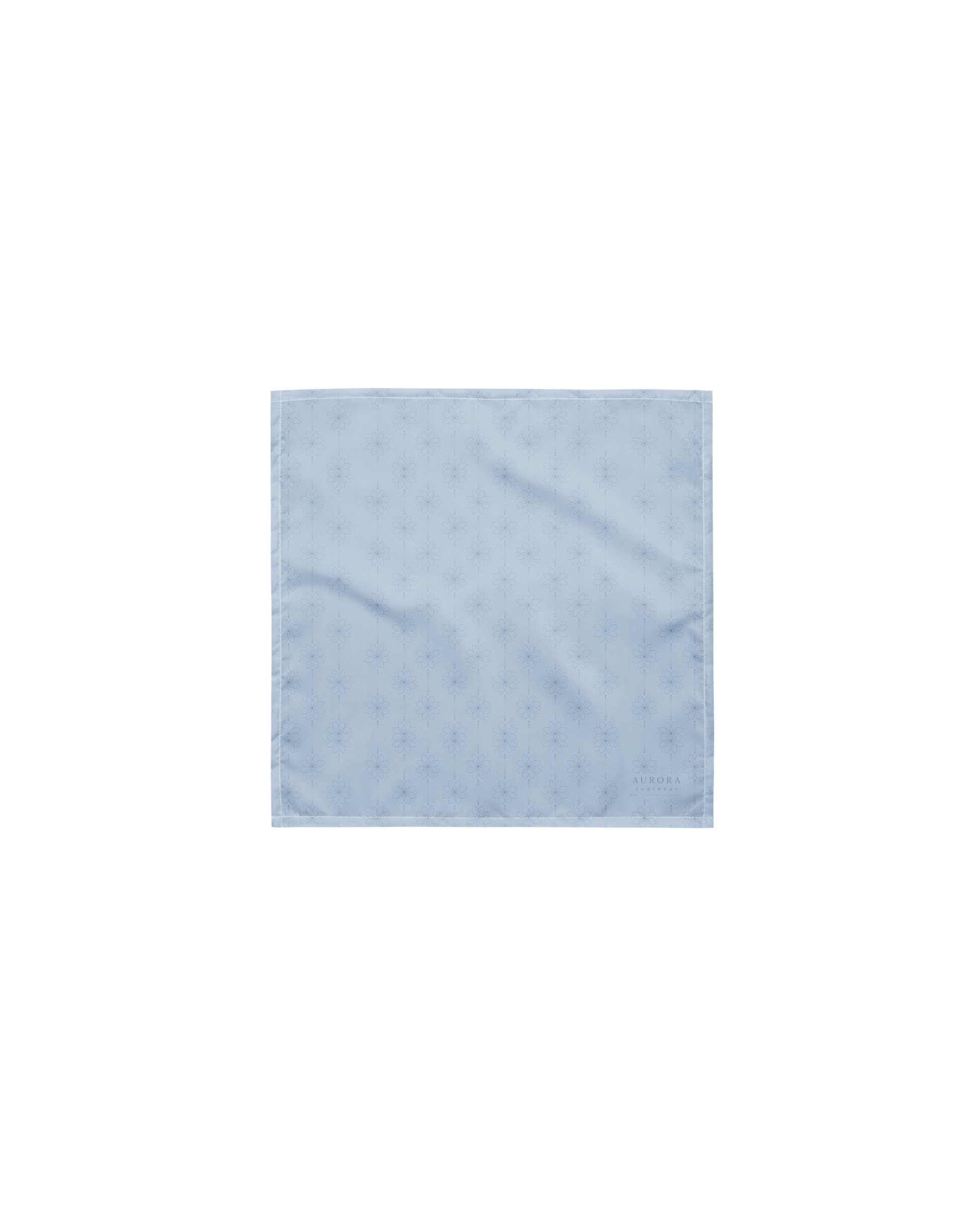 Breathe Recycled Bandana in baby blue