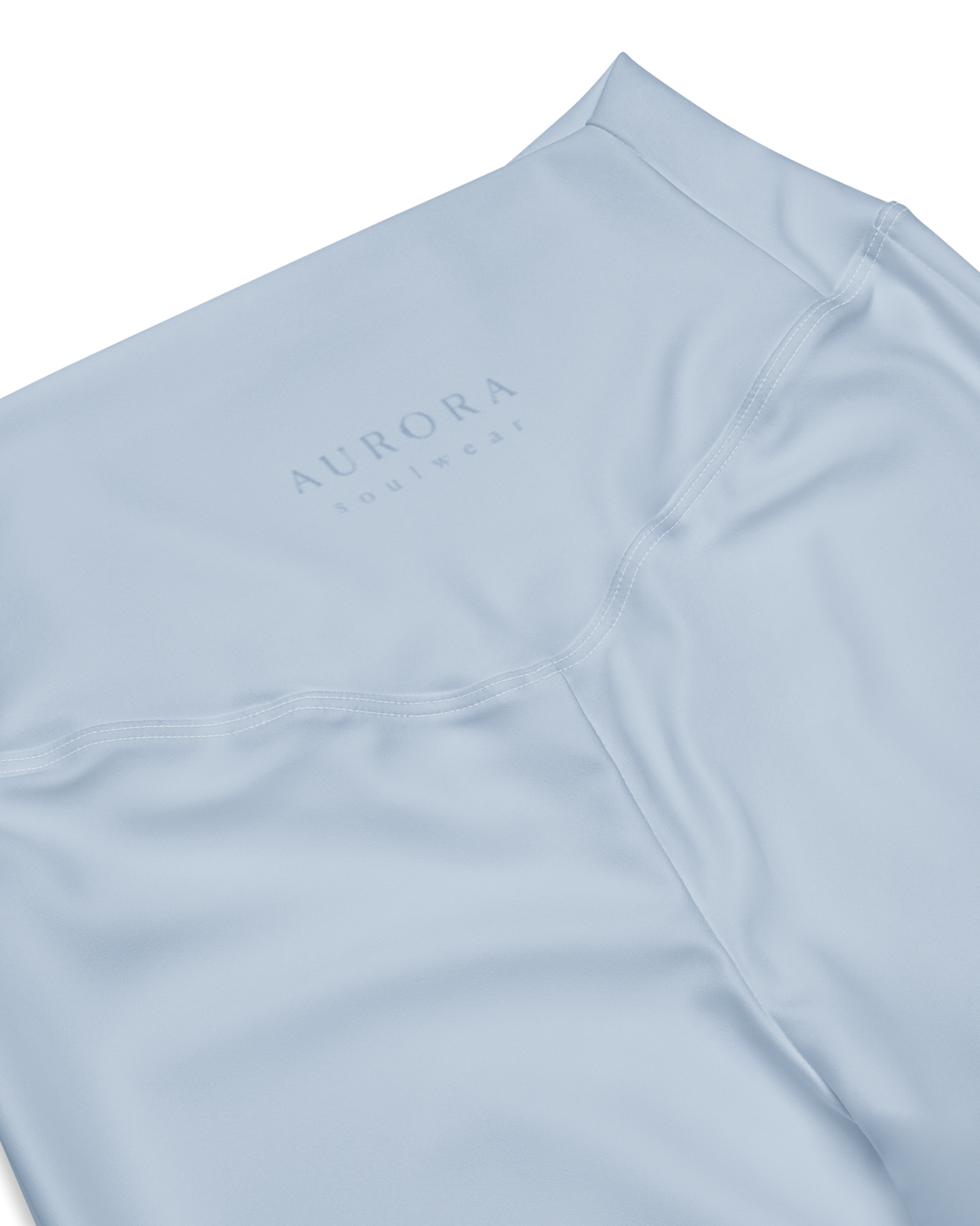 Breathe Recycled Flare Leggings in baby blue