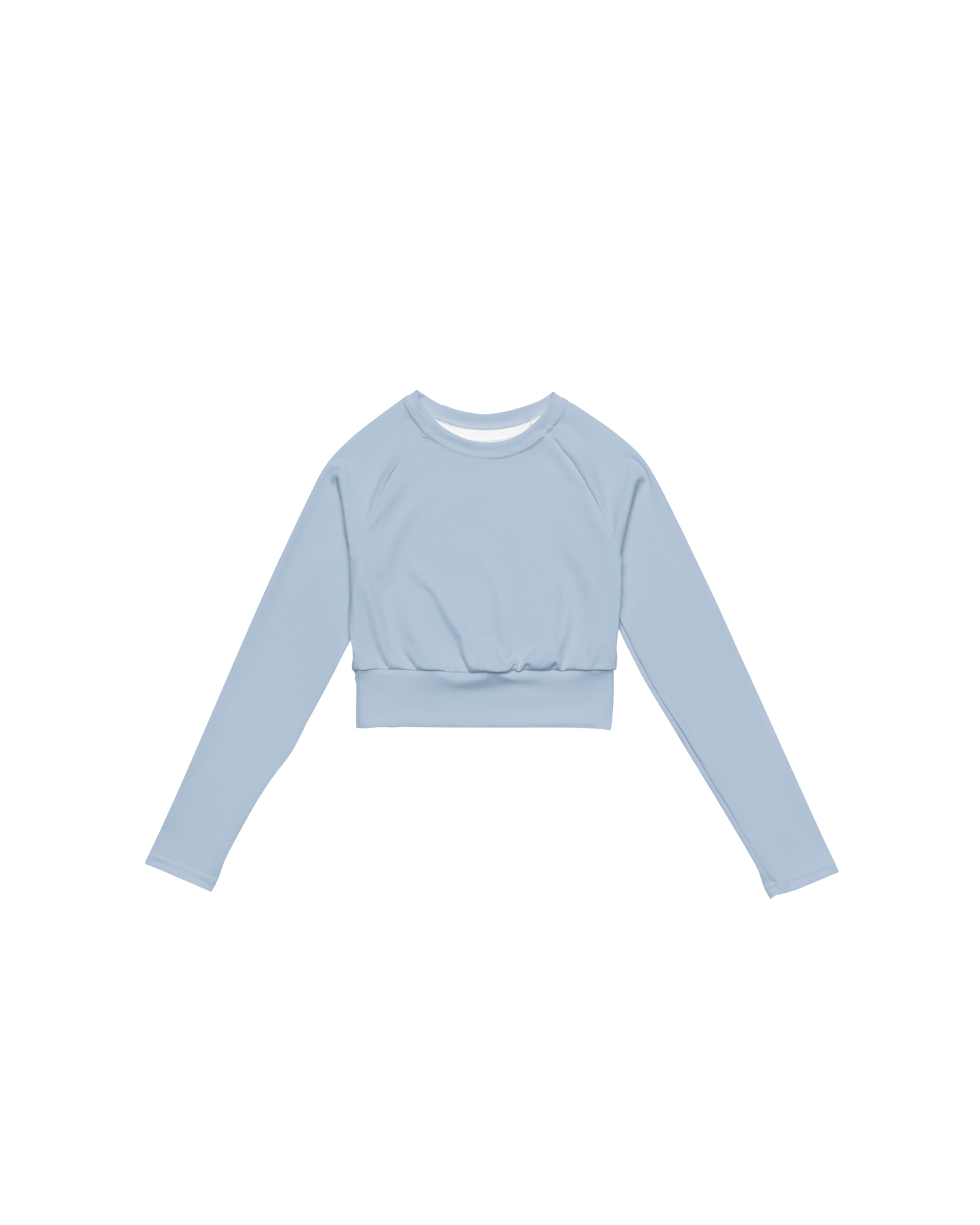 Breathe Recycled Long Sleeve Top in baby blue