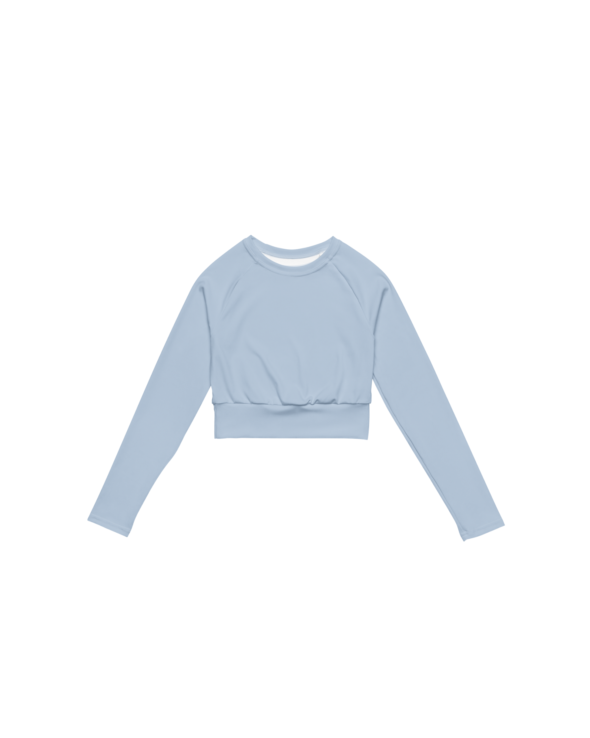 Breathe Recycled Long Sleeve Top in baby blue