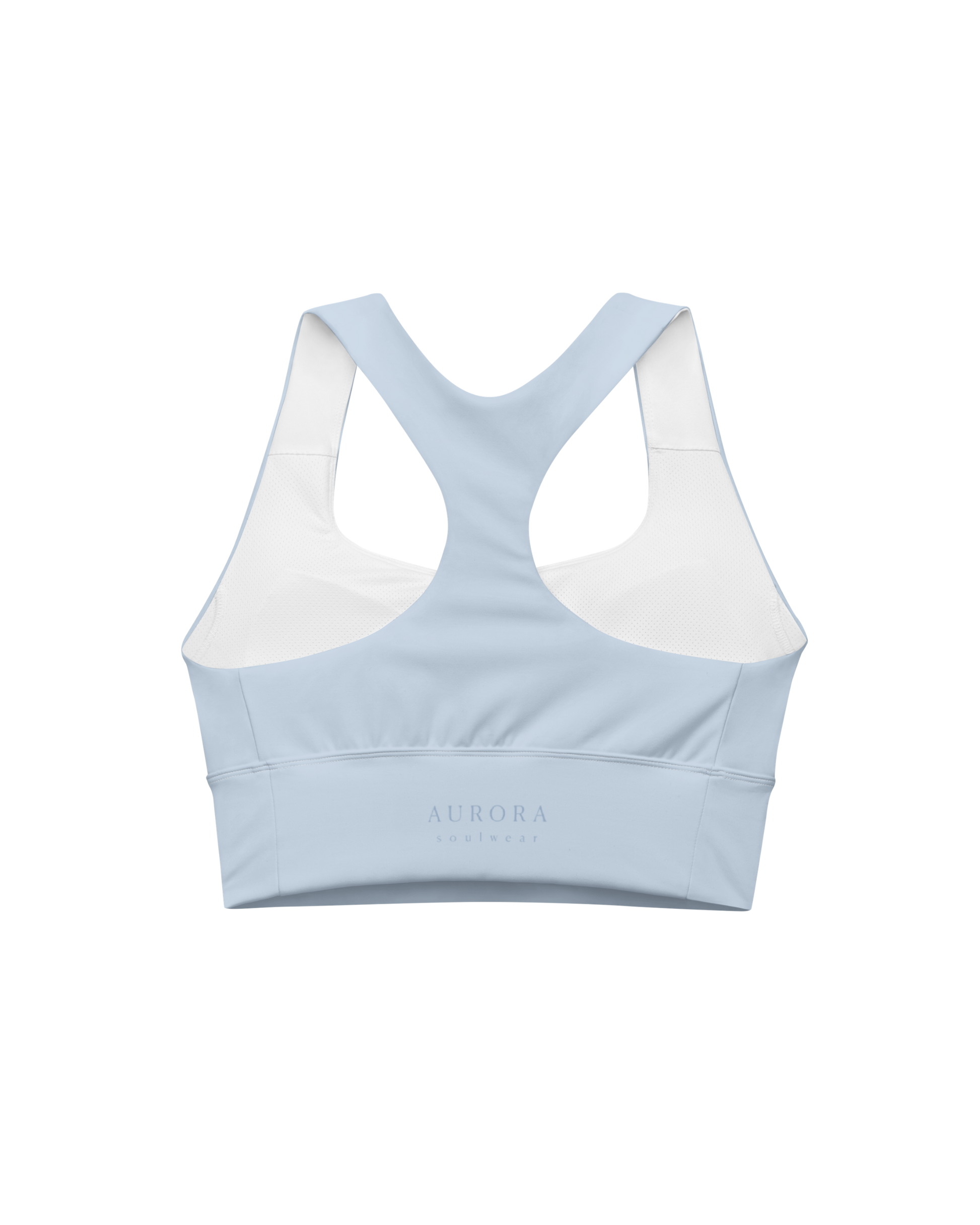 Breathe Recycled Sport Top in baby blue