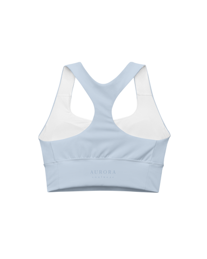 Breathe Recycled Sport Top in baby blue