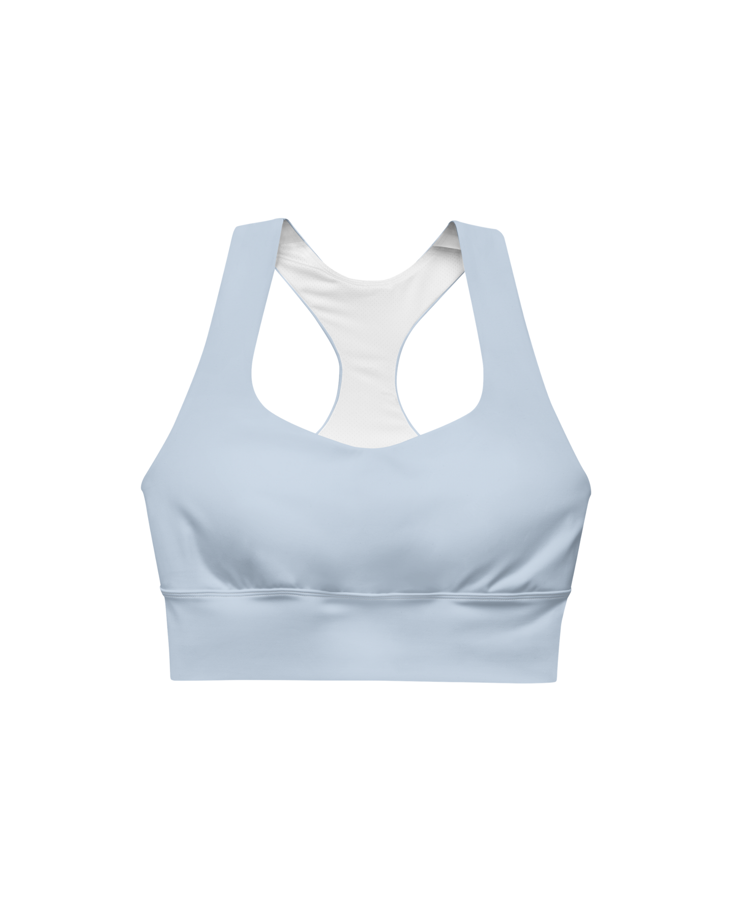 Breathe Recycled Sport Top in baby blue