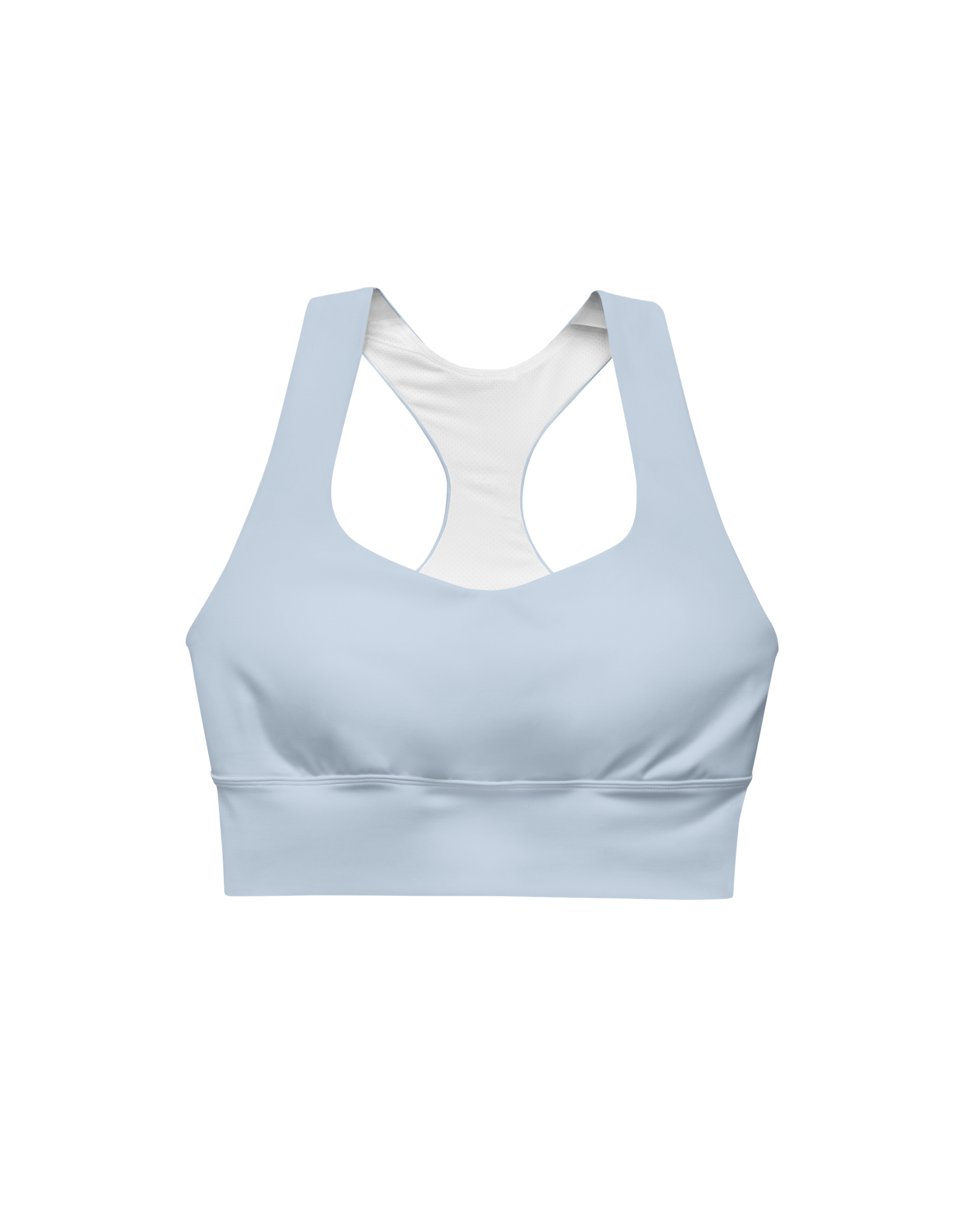 Breathe Recycled Sport Top in baby blue