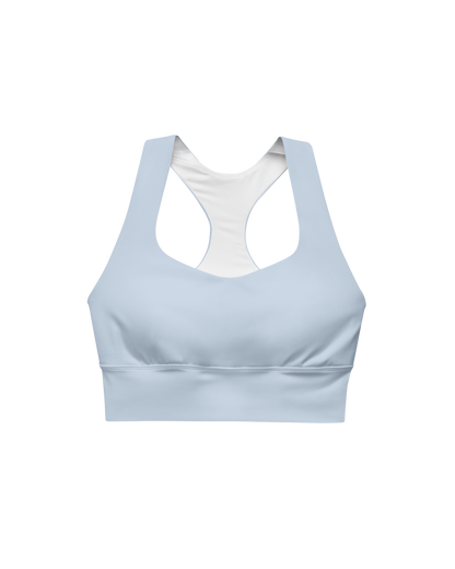 Breathe Recycled Sport Top in baby blue