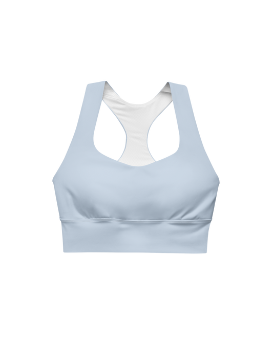 Breathe Recycled Sport Top in baby blue