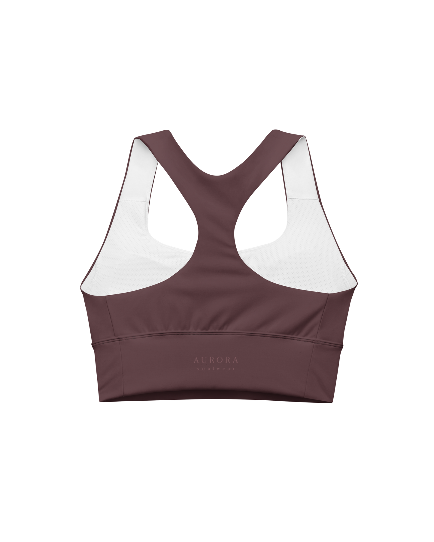 Cabernet Recycled Sport Top in warm red wine