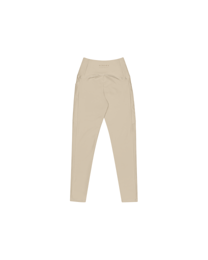 Calm Recycled Leggings in desert tone