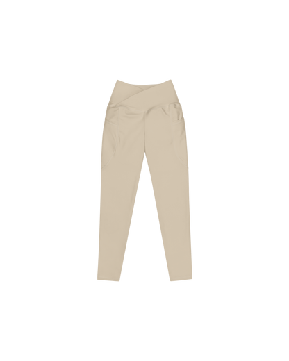Calm Recycled Leggings in desert tone
