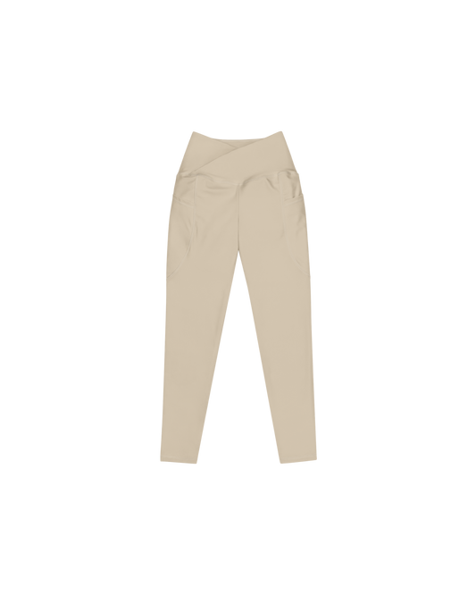 Calm Recycled Leggings in desert tone