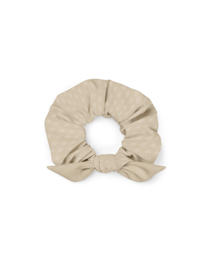 Calm Recycled Scrunchie in desert tone