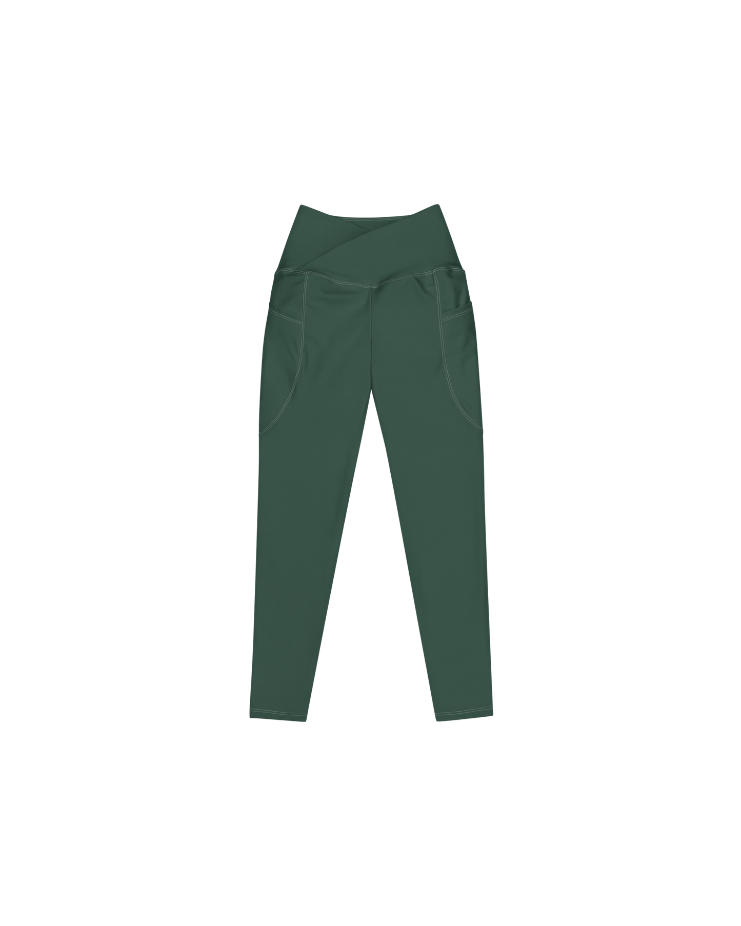 Deep Recycled Leggings in forest green