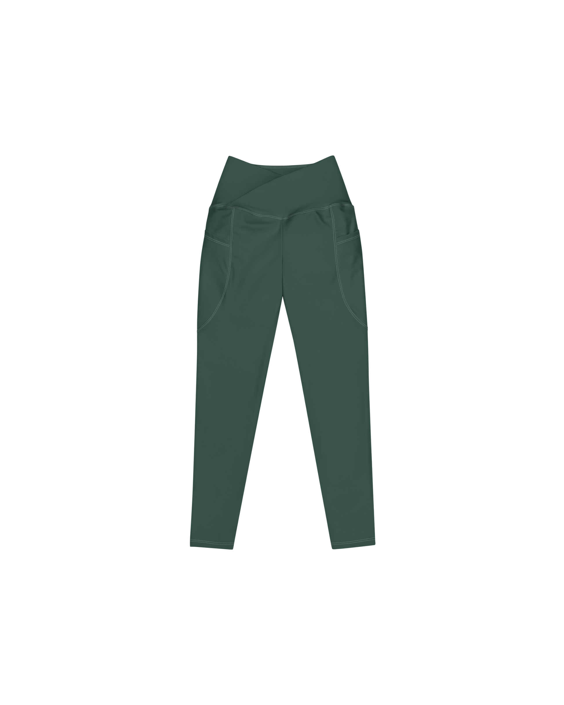 Deep Recycled Leggings in forest green