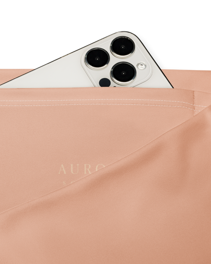 Duna Recycled Flare Leggings in warm peach tone