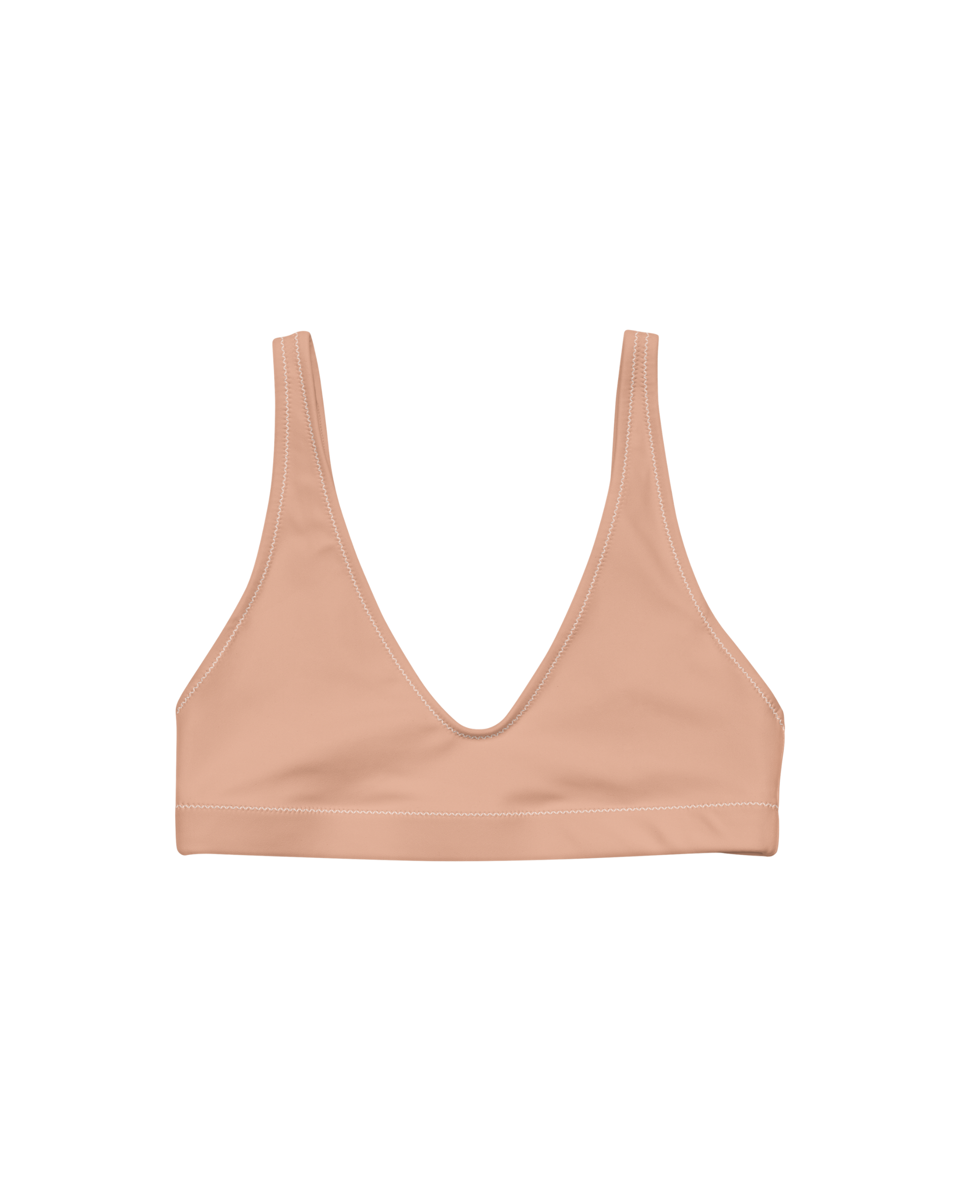 Duna Sienna Padded Bikini Top in warm sand tone