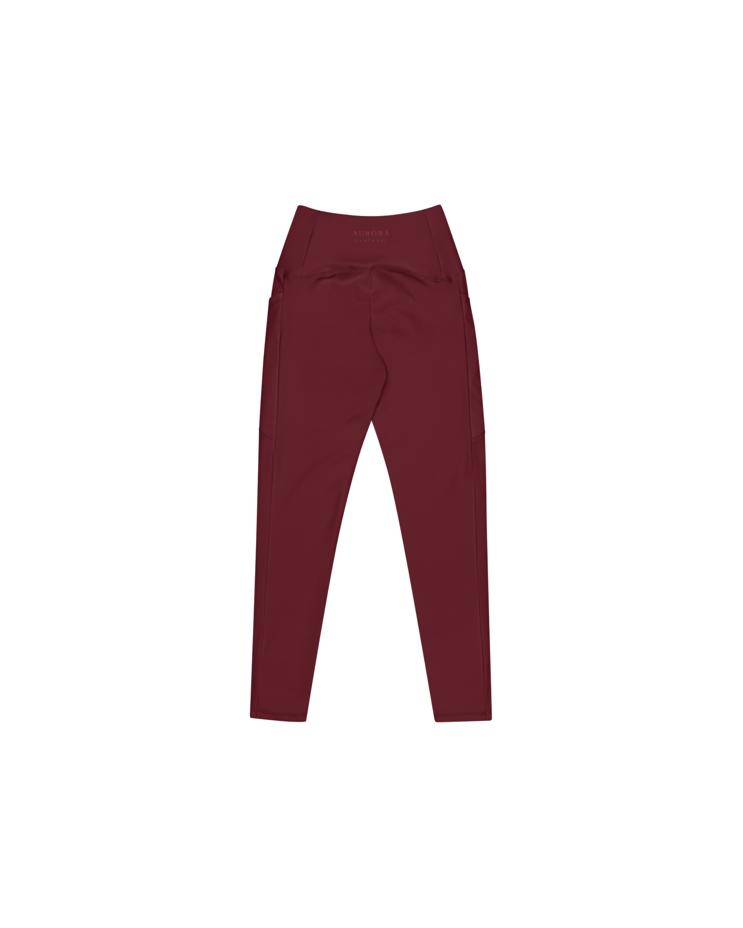 Ember Recycled Leggings in burgundy