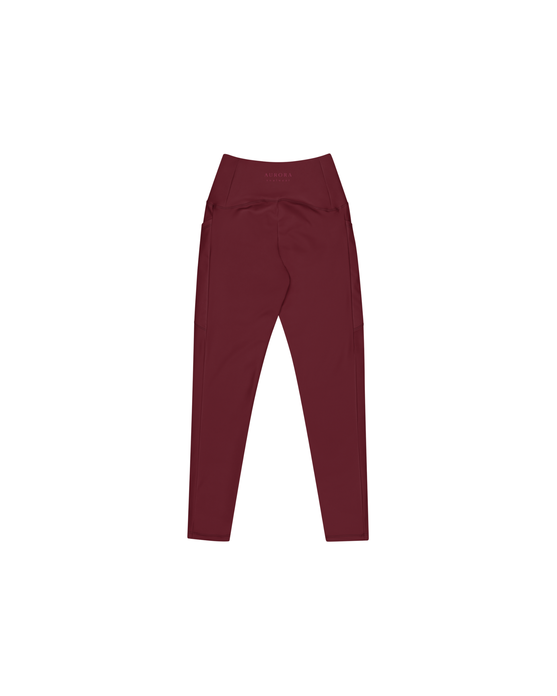 Ember Recycled Leggings in burgundy