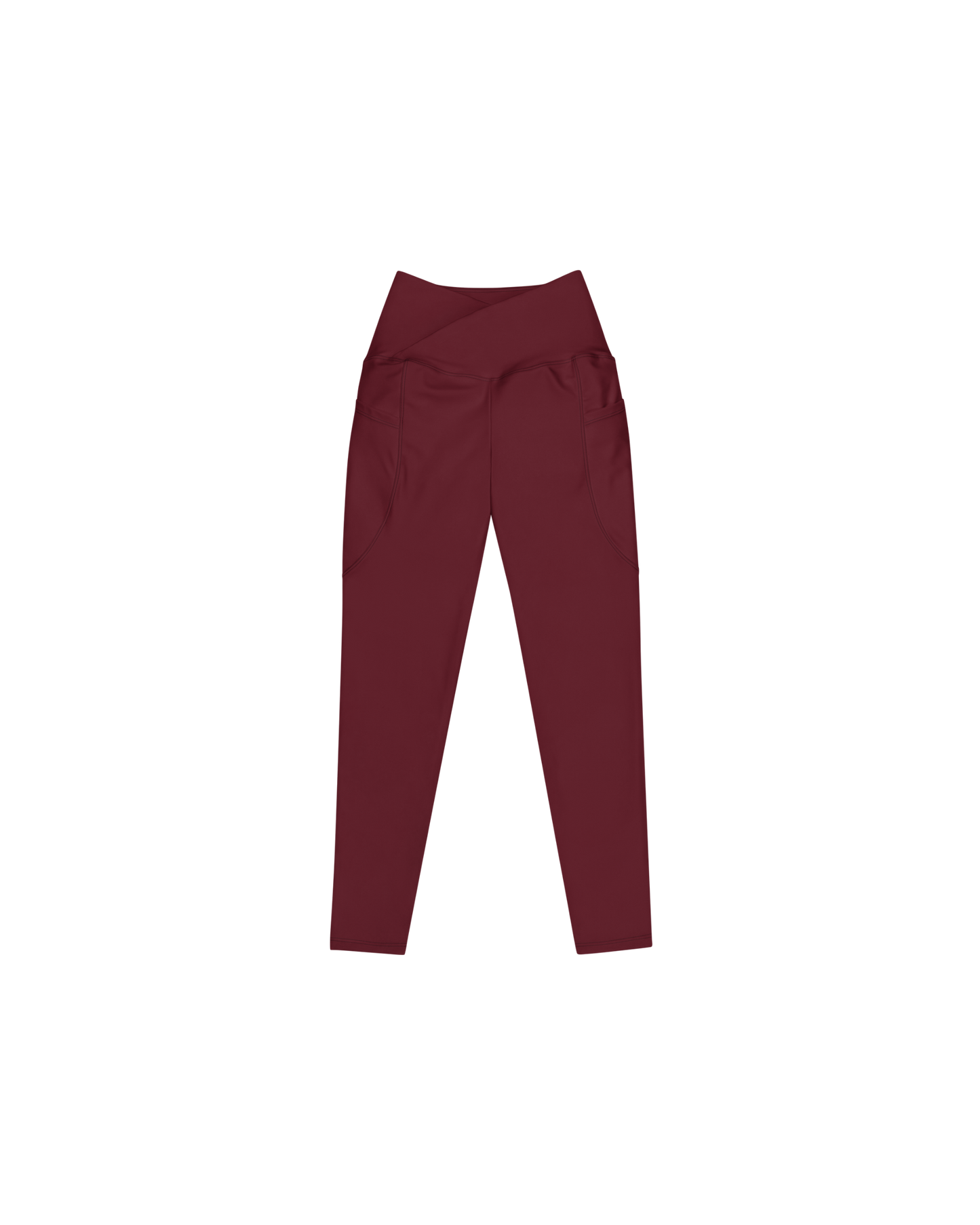 Ember Recycled Leggings in burgundy
