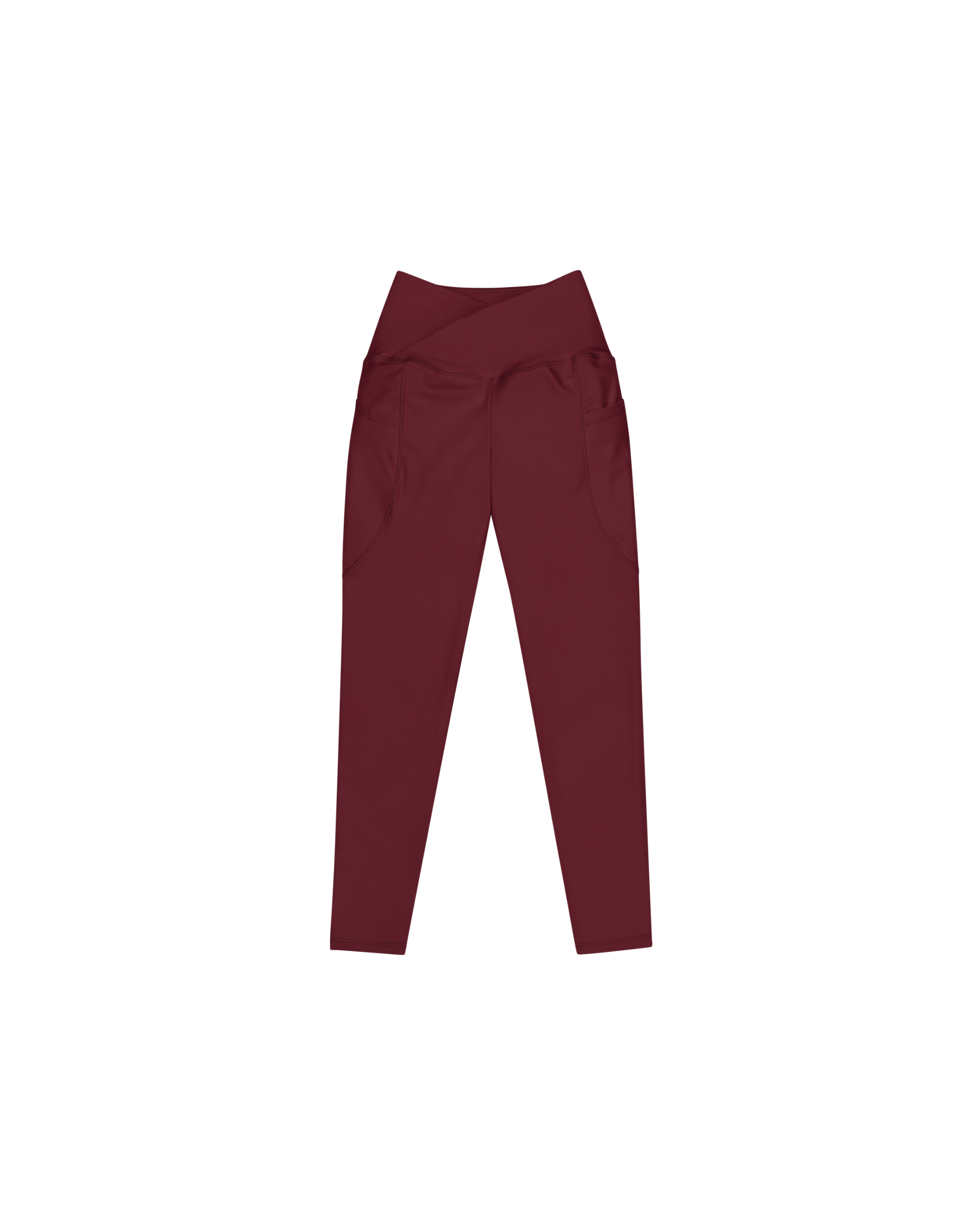 Ember Recycled Leggings in burgundy