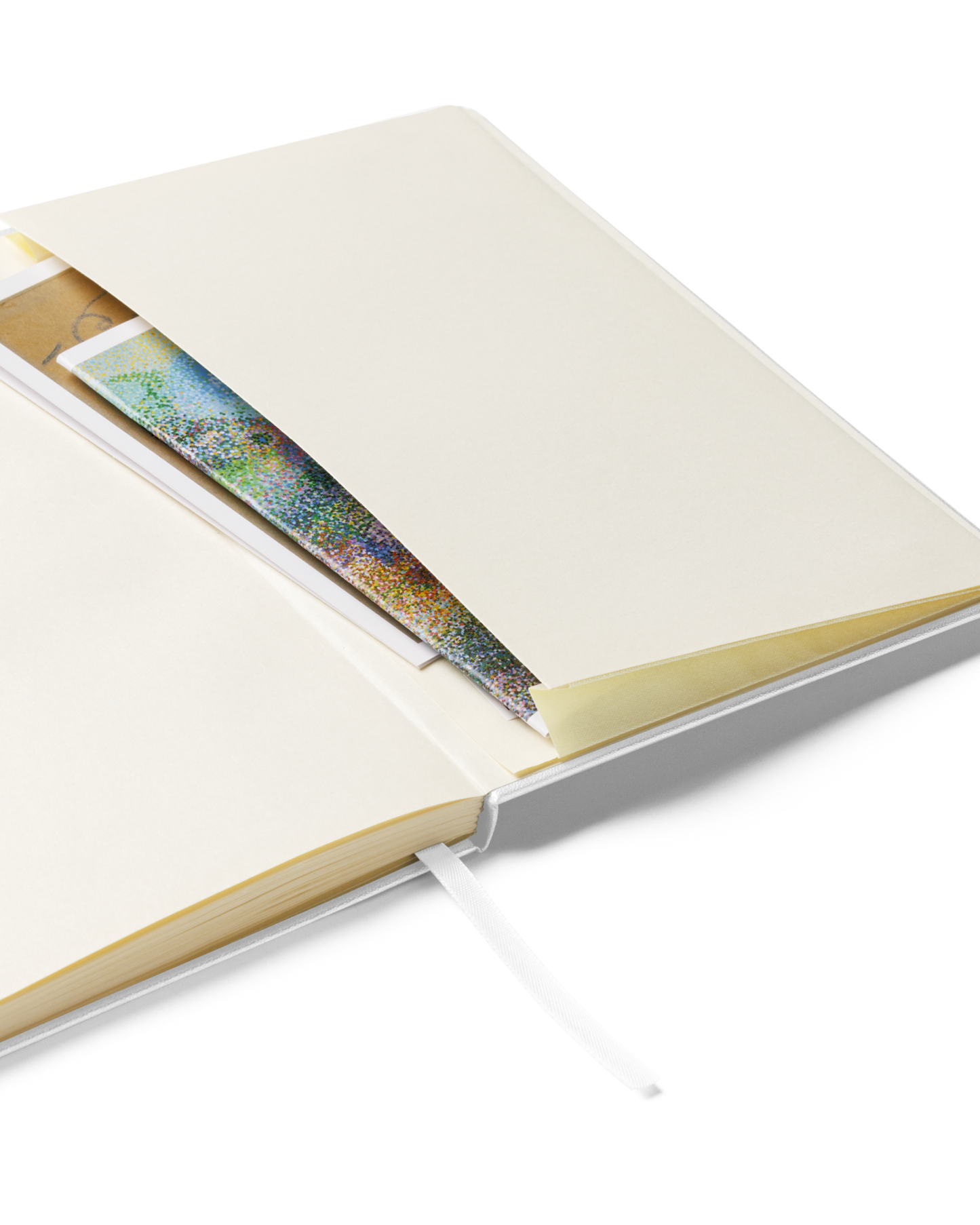 Feel Hardcover Notebook with What You Feel You Attract cover print