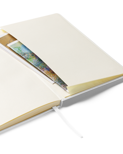 Feel Hardcover Notebook with What You Feel You Attract cover print
